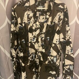 Bold Men’s Contemporary Fashion Forward Dress Shirt